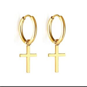 Stainless Steel Gold Color earrings new
